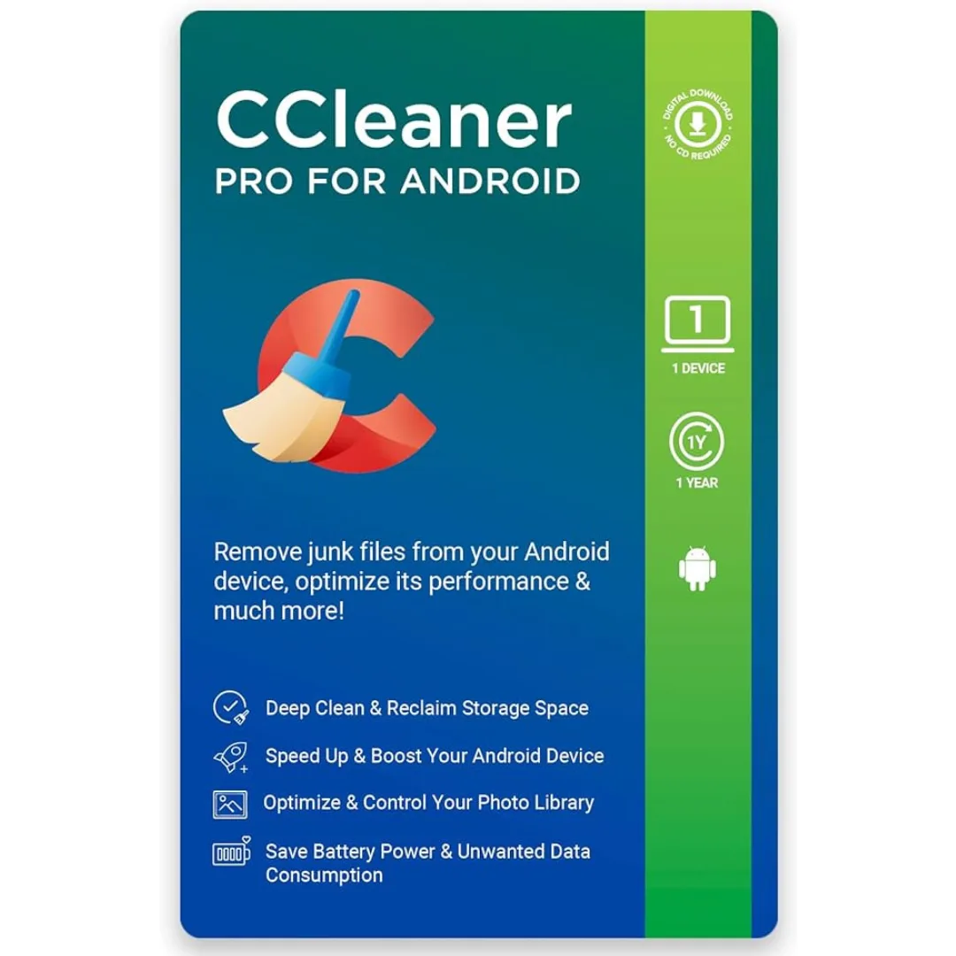 CCleaner Professional (Android) 1 Android Device 1 Year - CCleaner Key - GLOBAL
