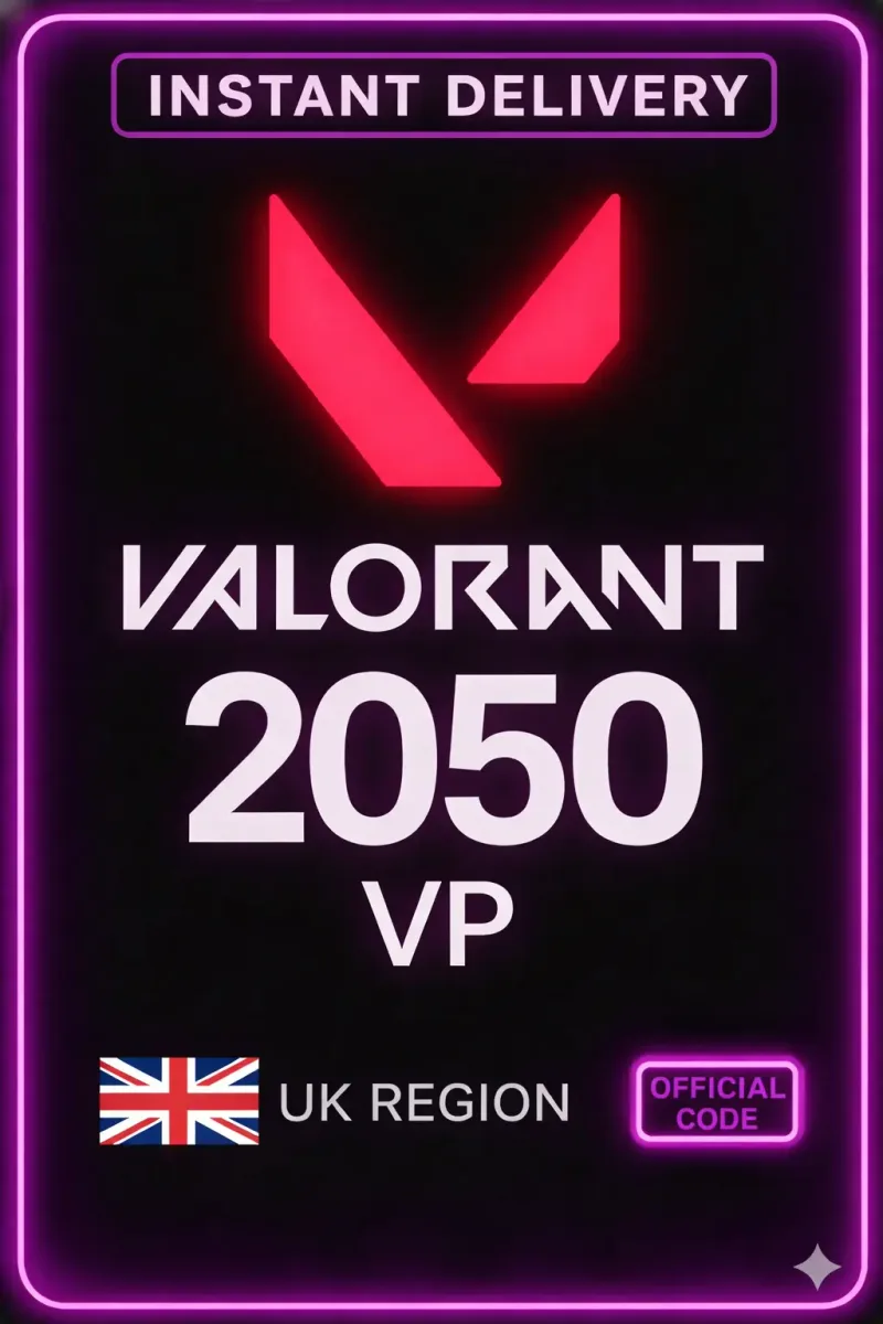 Valorant 2050 VP - Riot Key - UNITED KINGDOM