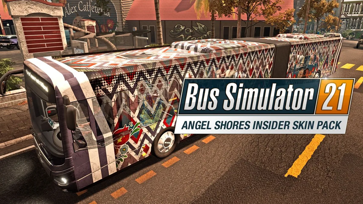 Bus Simulator 21 - Angel Shores Insider Skin Pack (PC) - Steam Key - GLOBAL