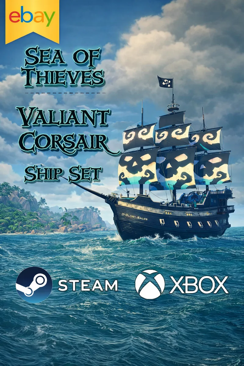 Sea of Thieves - Valiant Corsair Oreo Ship Set (PC) - Steam Key - GLOBAL