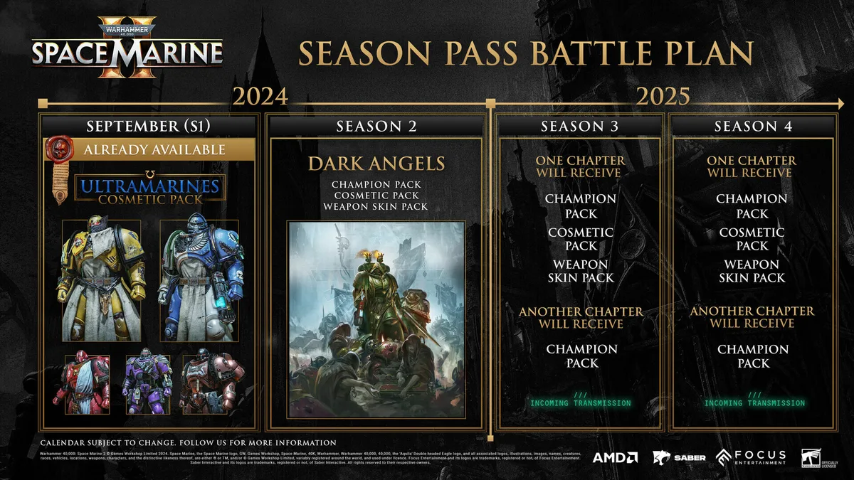 Warhammer 40,000: Space Marine 2 - Season Pass (PC) - Steam Key - EUROPE