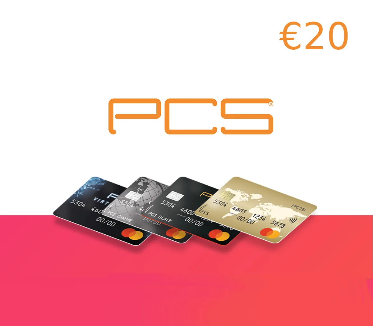 PCS Mastercard Recharge EUR 20 EU