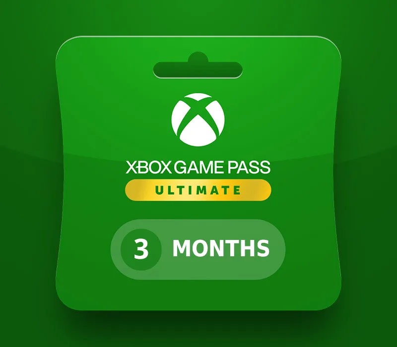 Xbox Game Pass Ultimate - 3 Month Subscription Card AR