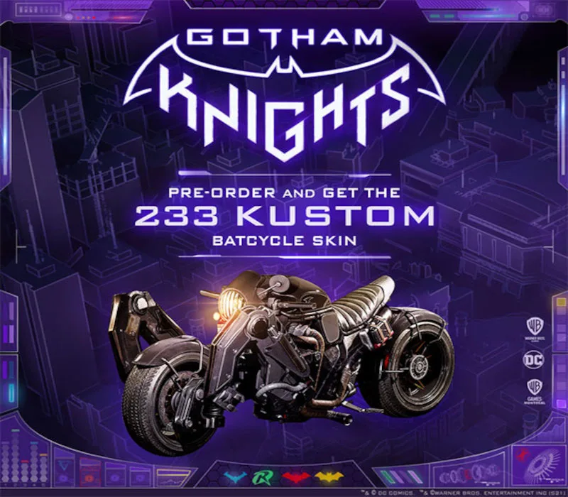 Gotham Knights - 233 Kustom Batcycle Skin EU DLC PS4 CD Key