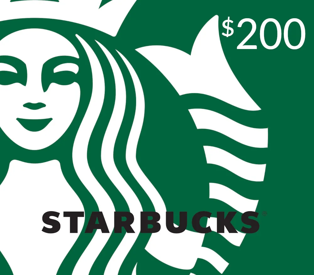 Starbucks $200 Gift Card US