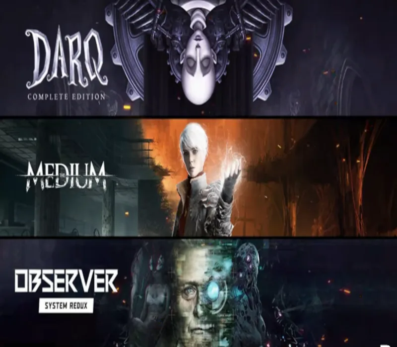 The Medium + Observer: System Redux + DARQ: Complete Edition - Bundle AR Xbox Series X|S CD Key