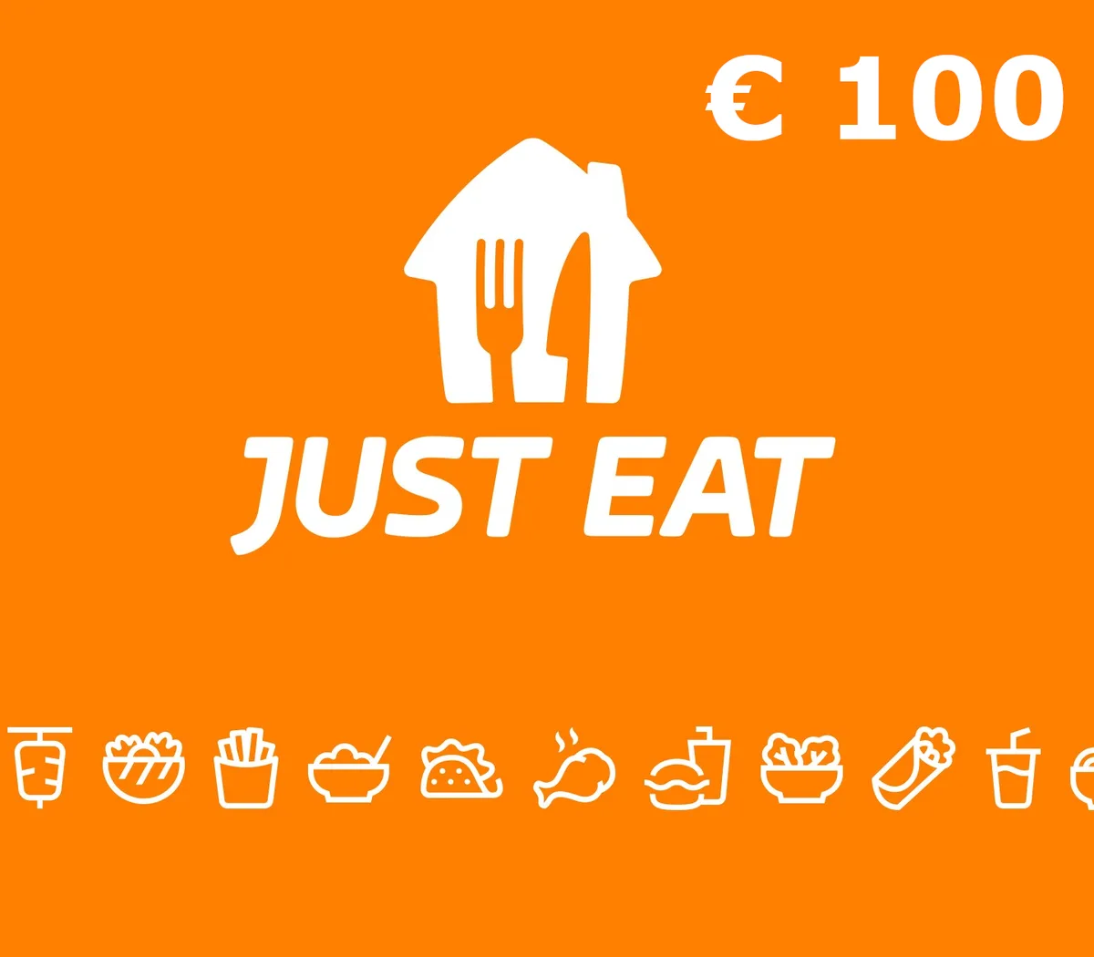 Just Eat €100 Gift Card NL