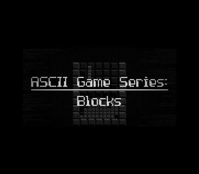 ASCII Game Series: Blocks Steam CD Key