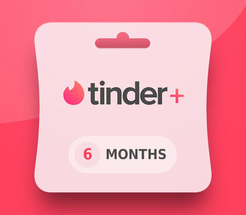 Tinder Plus (Premium) - 6 Months Subscription Key FR