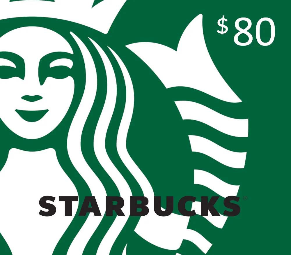 Starbucks $80 Gift Card US