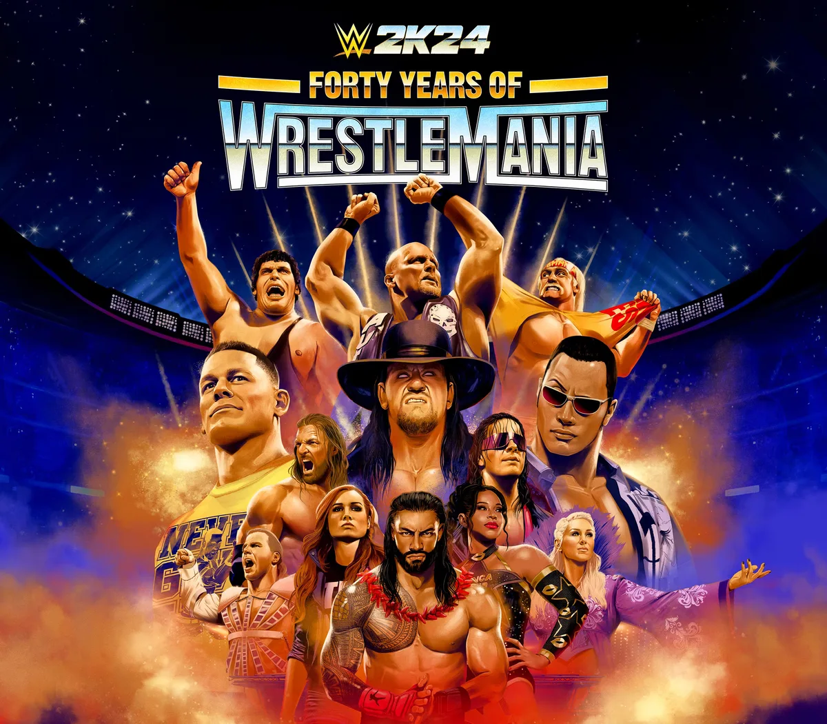 WWE 2K24 Forty Years of WrestleMania Edition PC Steam CD Key
