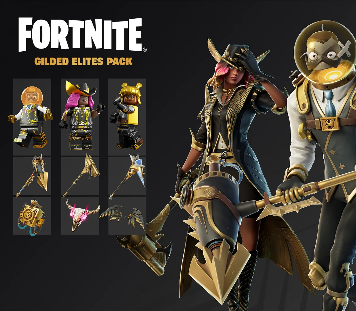 Fortnite - Gilded Elites Pack DLC US XBOX One / Xbox Series X|S CD Key