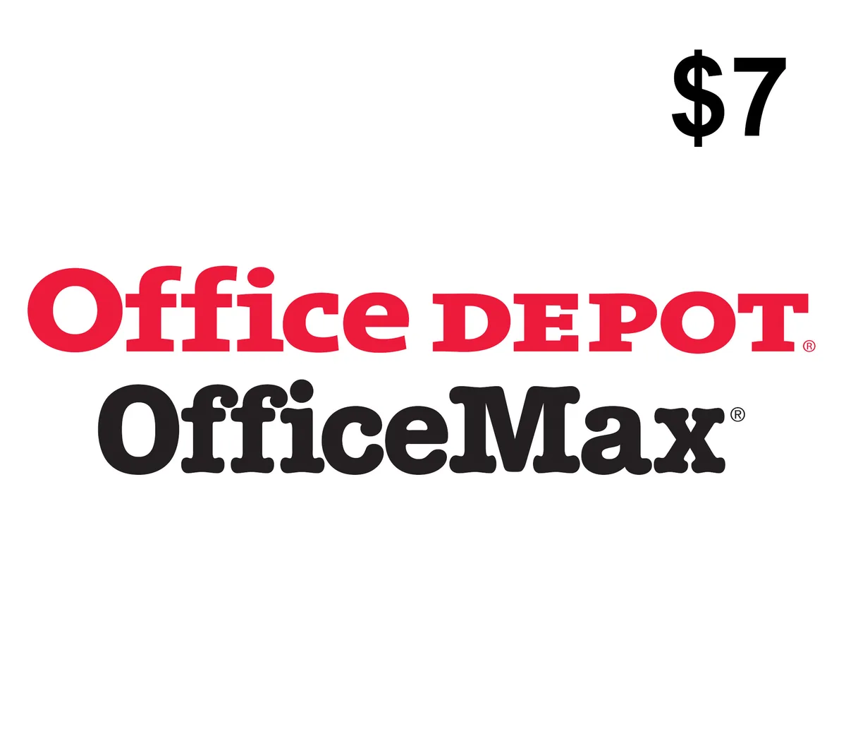 Office Depot $7 Gift Card US