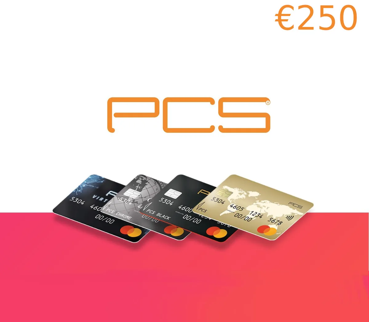PCS Mastercard Recharge EUR 250 EU