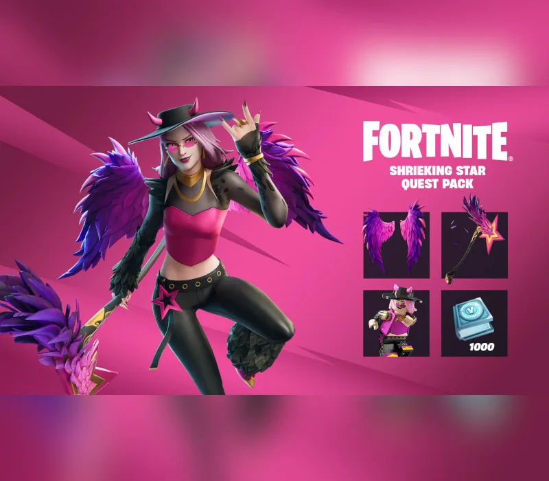 Fortnite - Shrieking Star Quest Pack DLC EU XBOX One / Xbox Series X|S CD Key