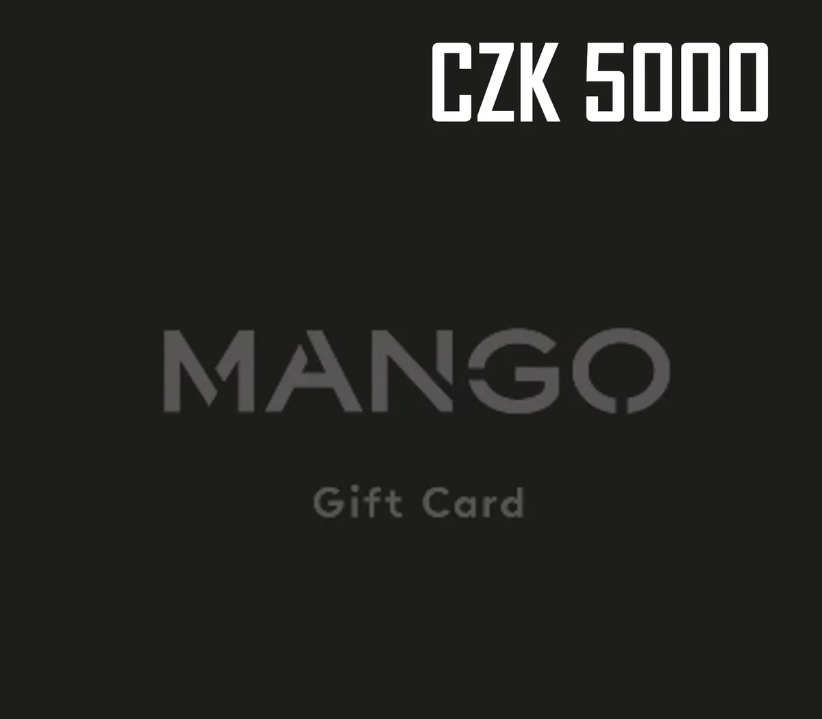 Mango 5000 CZK Gift Card CZ