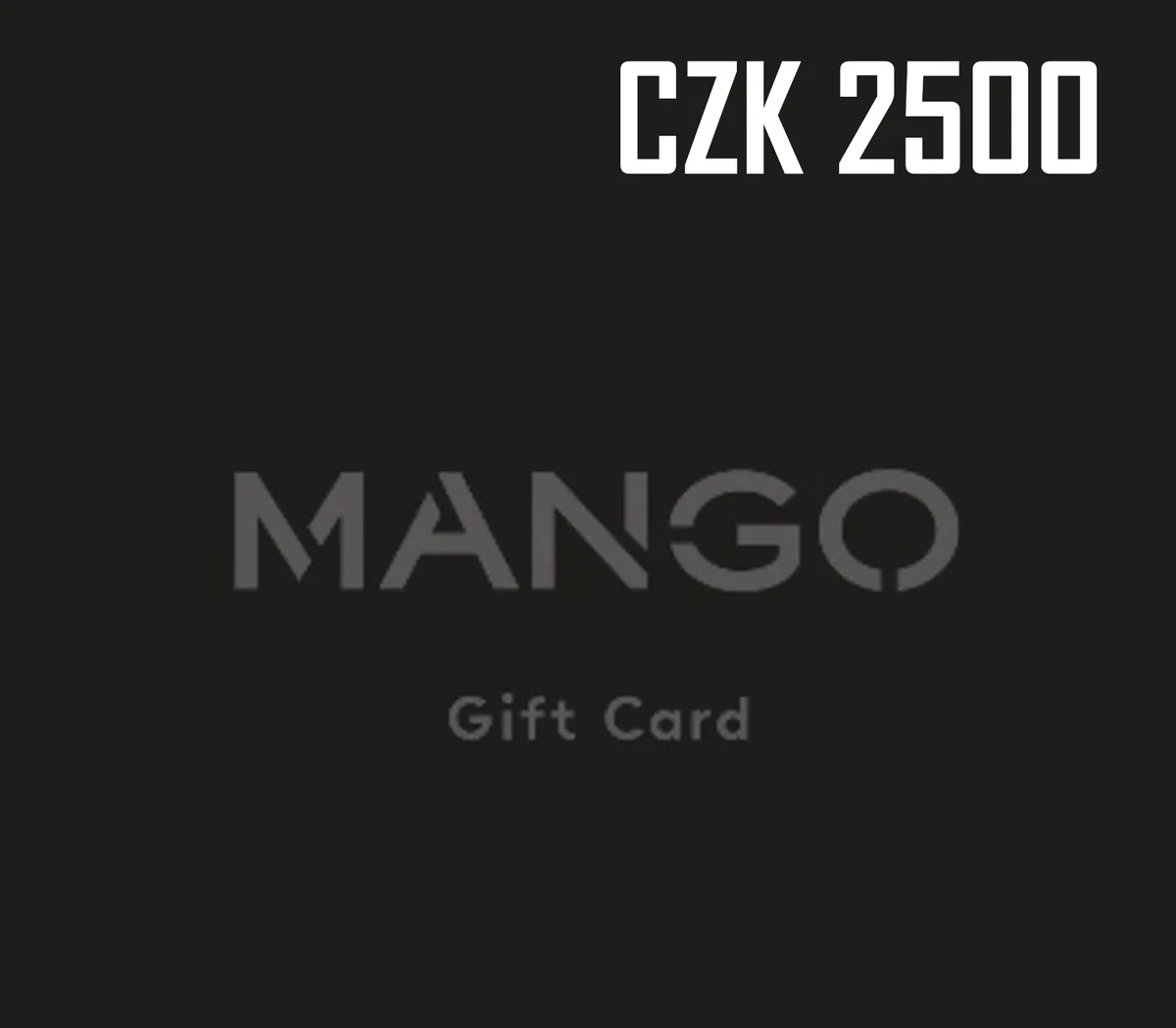 Mango 2500 CZK Gift Card CZ