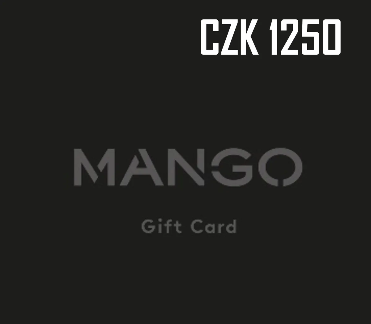 Mango 1250 CZK Gift Card CZ