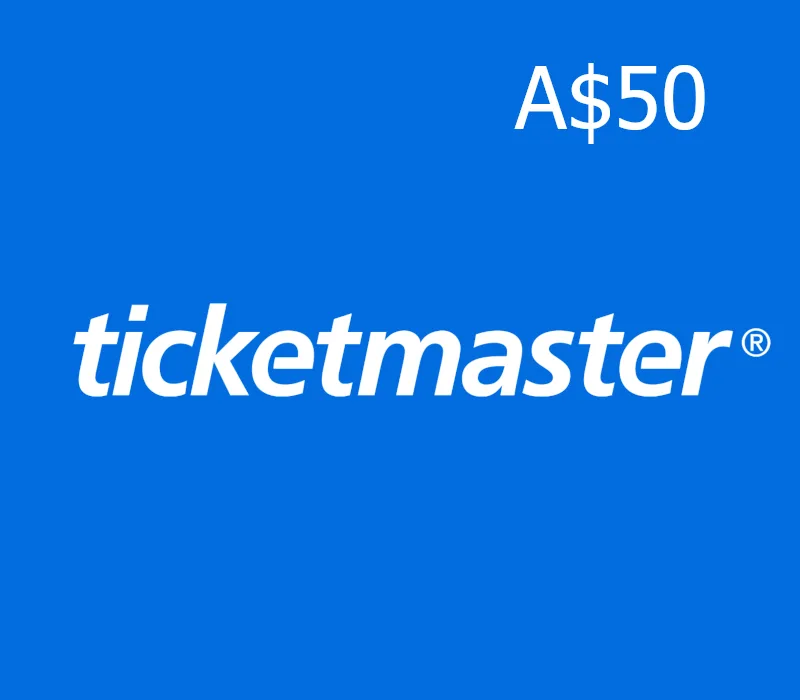 Ticketmaster A$50 Gift Card AU