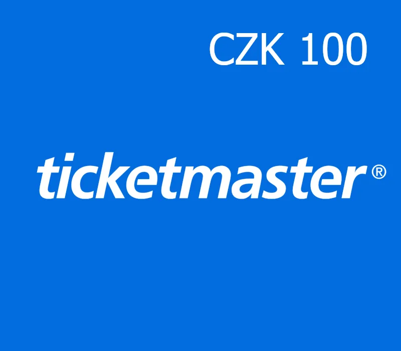 Ticketmaster 100 CZK Gift Card CZ