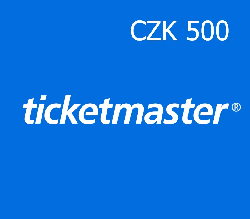Ticketmaster 500 CZK Gift Card CZ