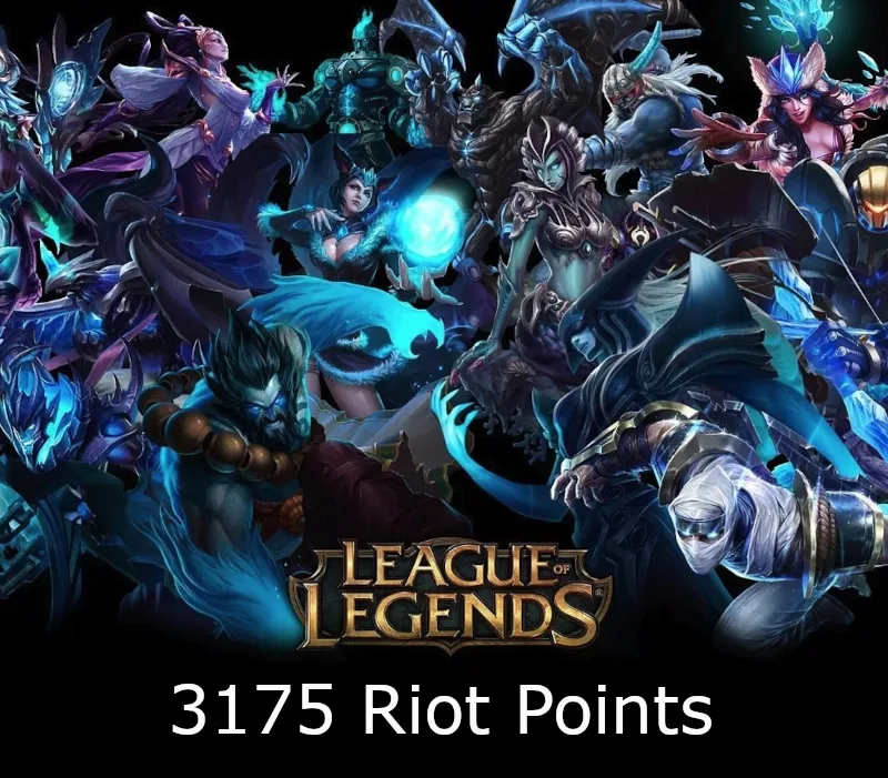 League of Legends 3175 RP Prepaid Card NZ
