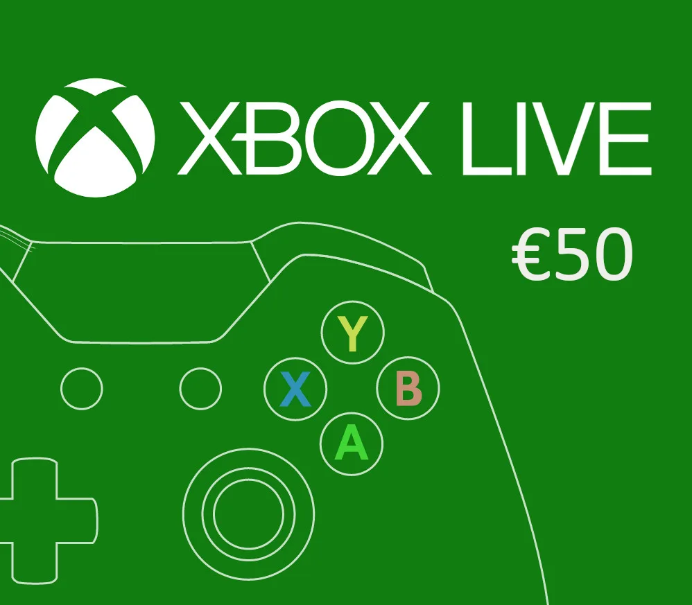 XBOX Live €50 Prepaid Card IE