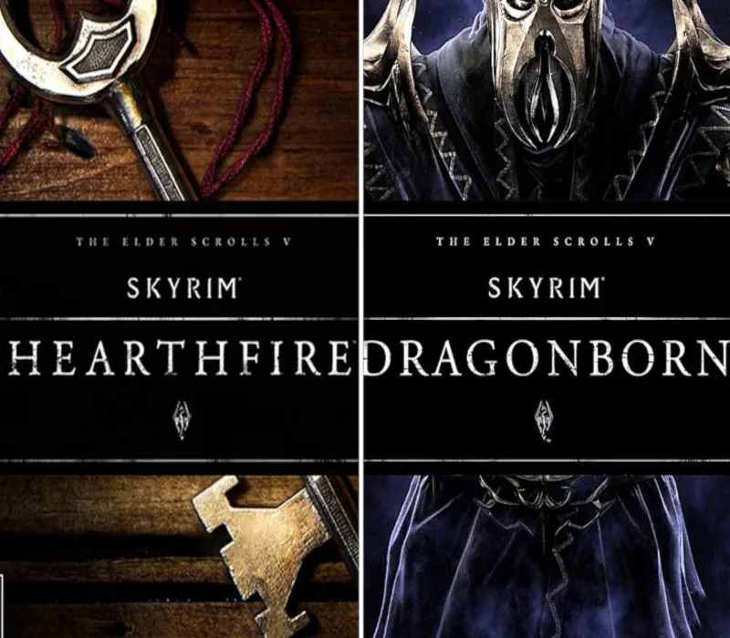 The Elder Scrolls V: Skyrim - Hearthfire + Dragonborn DLC Bundle PC Steam CD Key