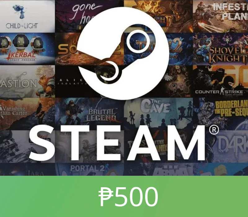 Steam Wallet Card ₱500 PH Activation Code