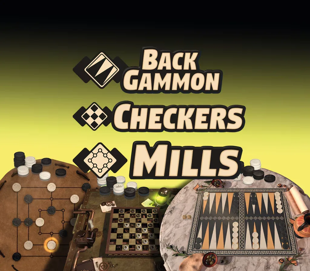 Backgammon + Checkers + Mills PC Steam CD Key