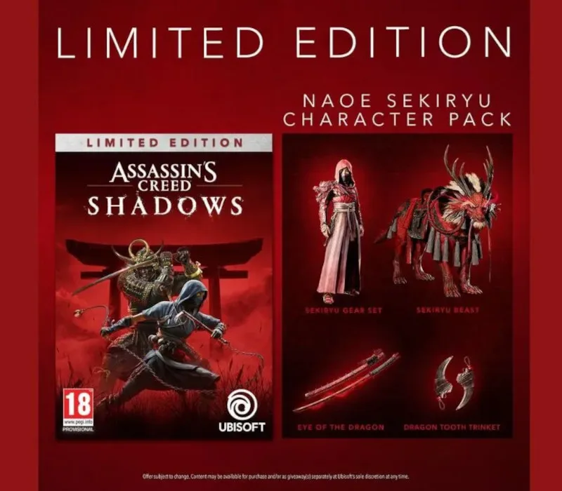 Assassin's Creed Shadows - Naoe Sekiryu Character Pack DLC EU PS5 CD Key