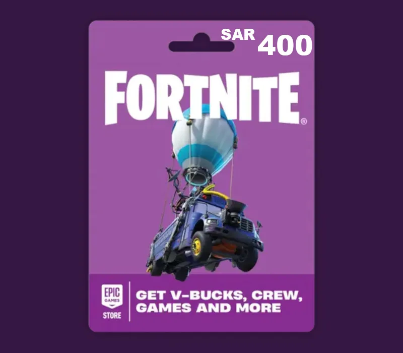 Fortnite SAR 400 PC Epic Games Gift Card SA