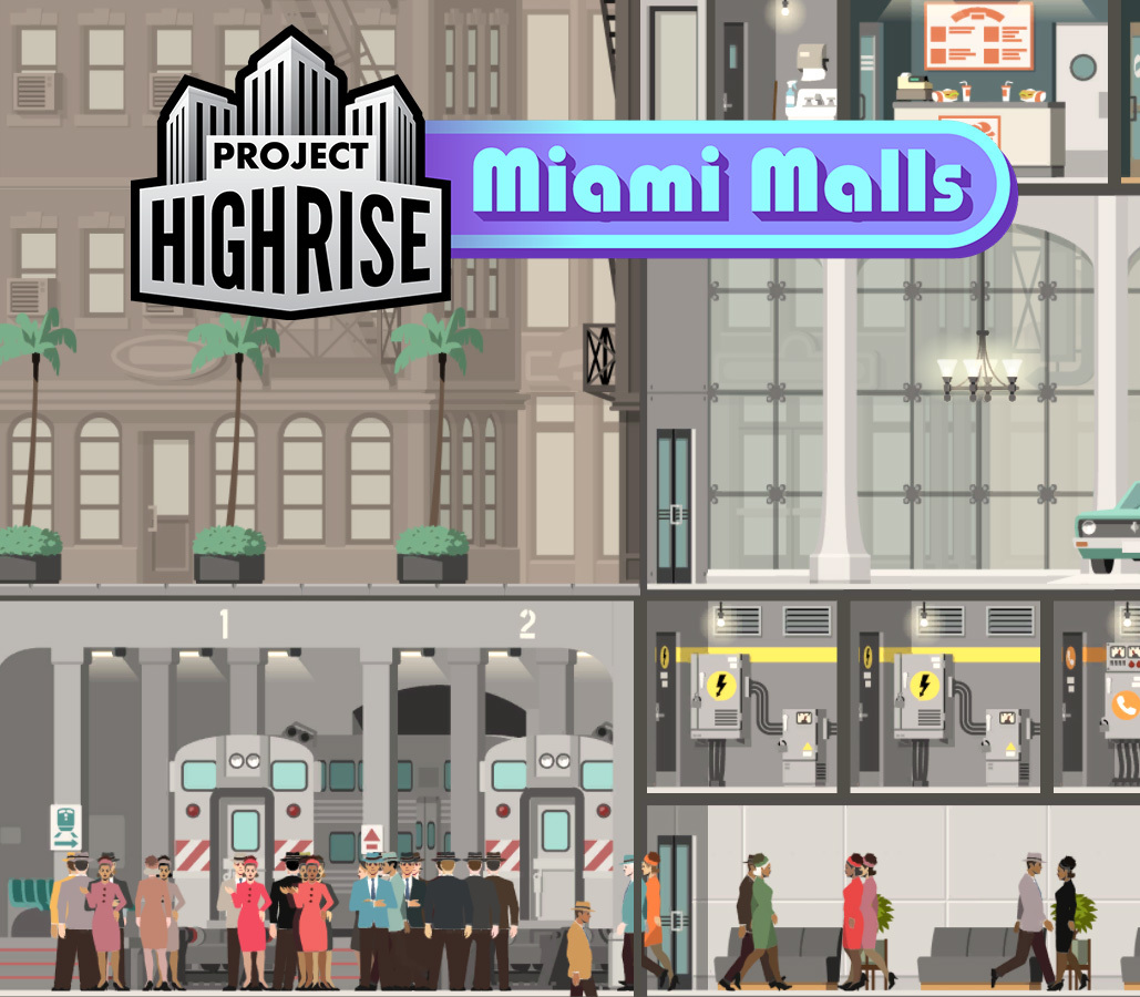 Project Highrise - Miami Malls DLC PC Steam CD Key
