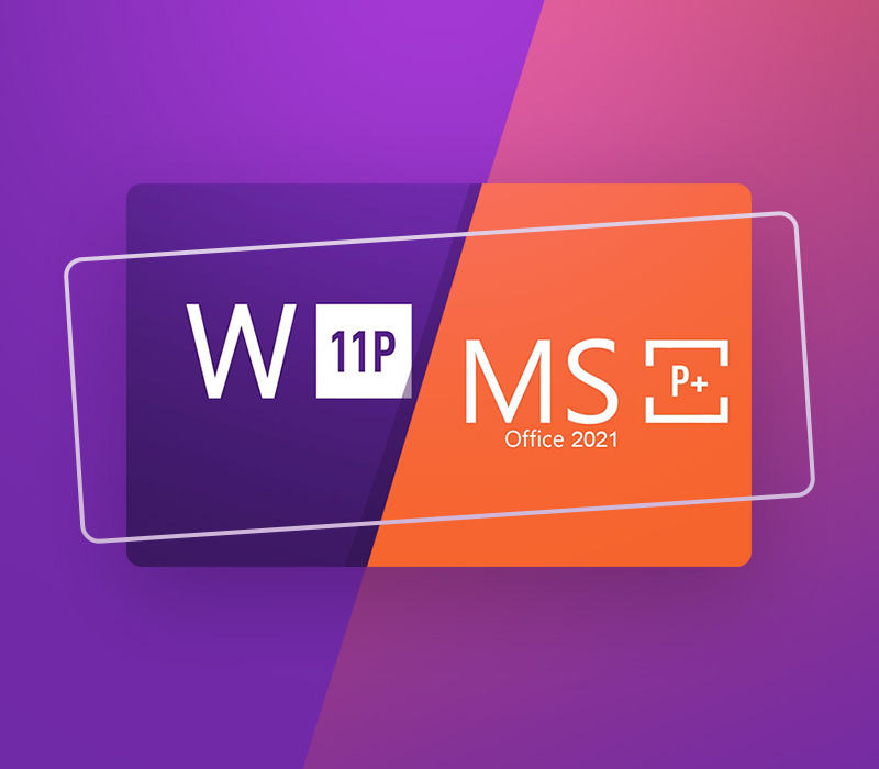 MS Office 2021 Professional Plus Retail & Windows 11 Professional Retail Bundle Key