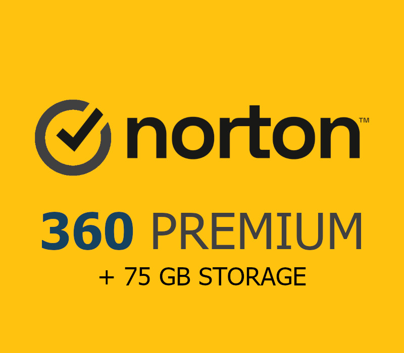 Norton 360 Premium EU Key (1 Year / 10 Devices) + 75 GB Cloud Storage