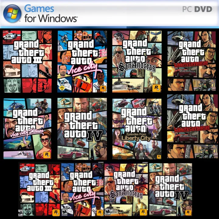 Grand Theft Auto Collection RoW PC Steam Gift