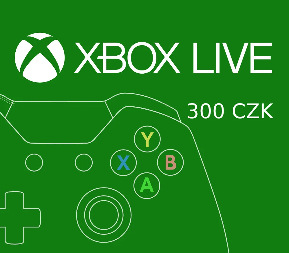 XBOX Live CZK 300 Prepaid Card CZ