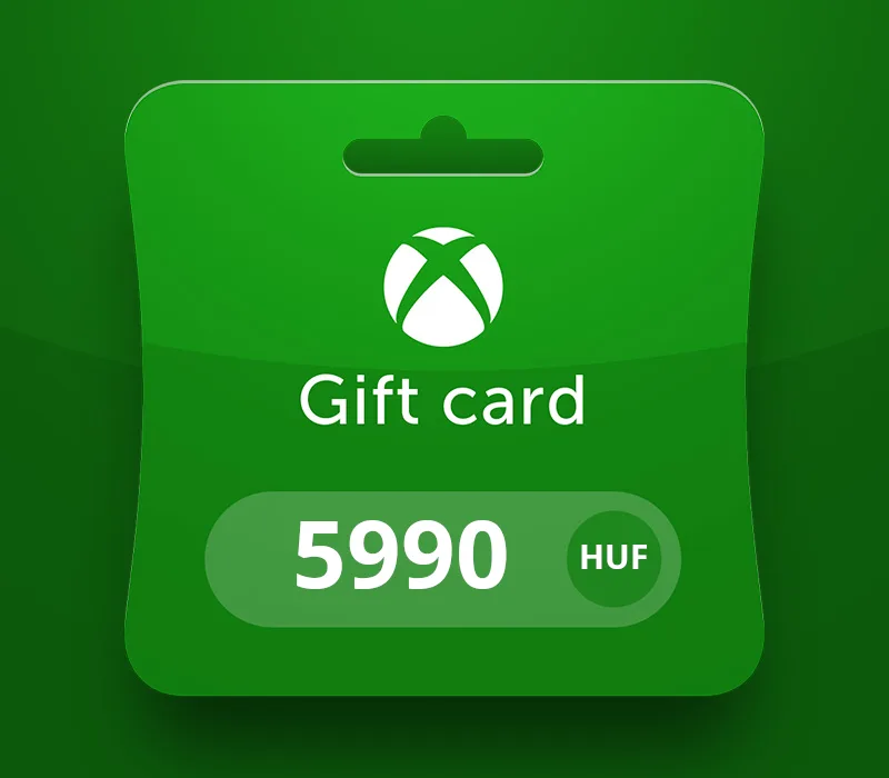 XBOX Live HUF 5990 Prepaid Card HU