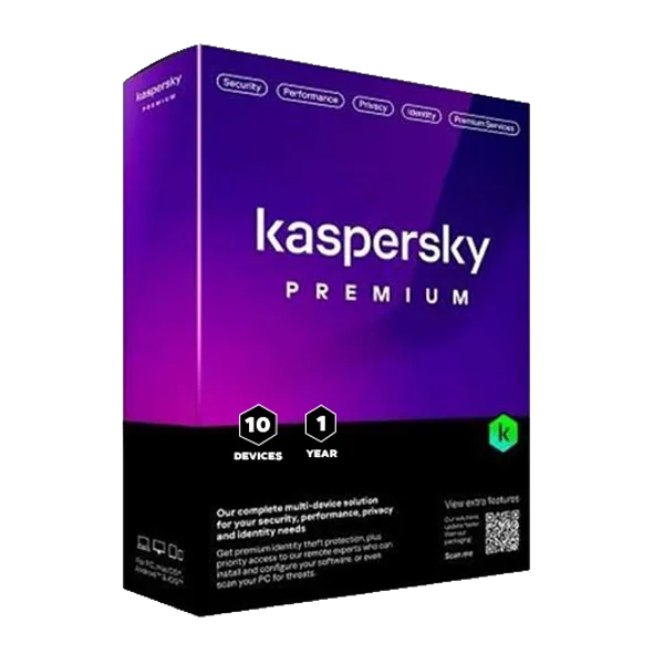Kaspersky Premium + Customer Support | 10 Device | 1 Year