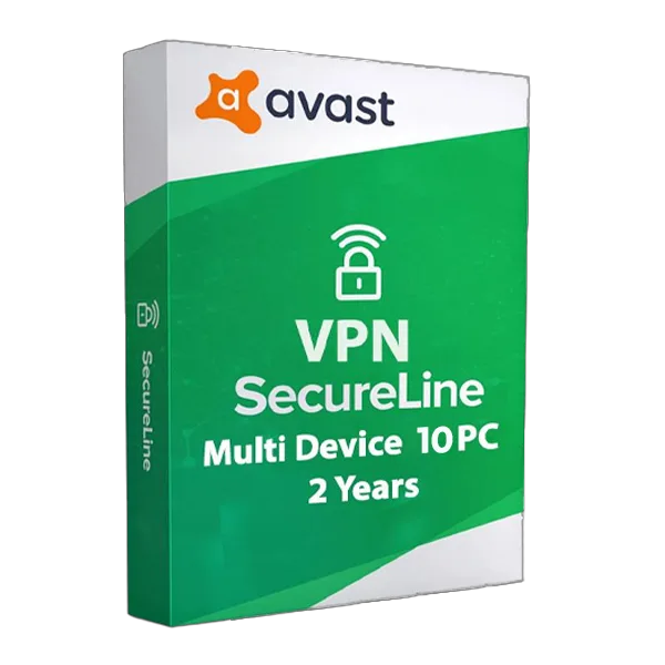 Avast SecureLine VPN 10-Device 2-Year, Global