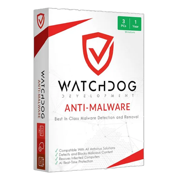 Watchdog Anti-Malware 3PC 2Years EURO Only