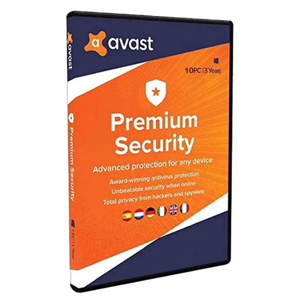 Avast Premium Security 10-Devices-3 years, Global
