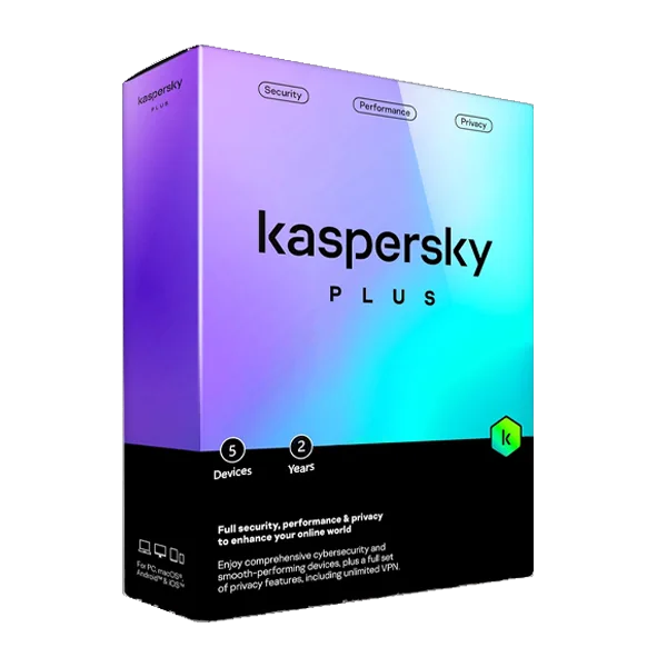 Kaspersky Plus | 5 Devices | 2 Years | EU